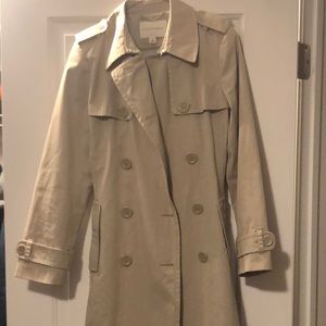 Banana republic tan trench size small
